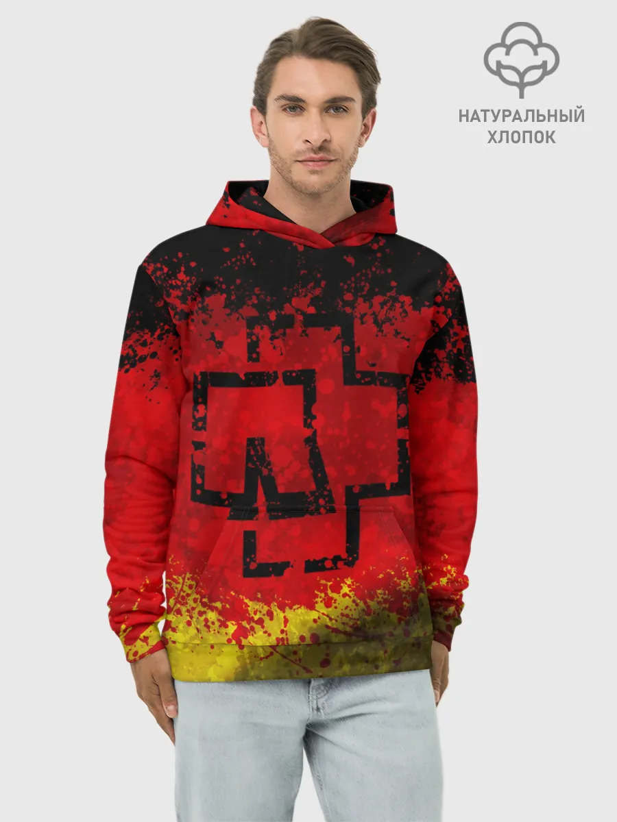 Худи мужской база хлопок / Rammstein