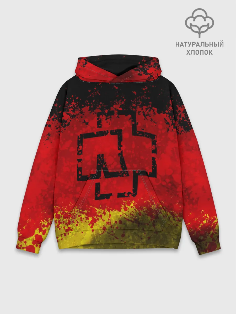 Худи мужской база хлопок / Rammstein