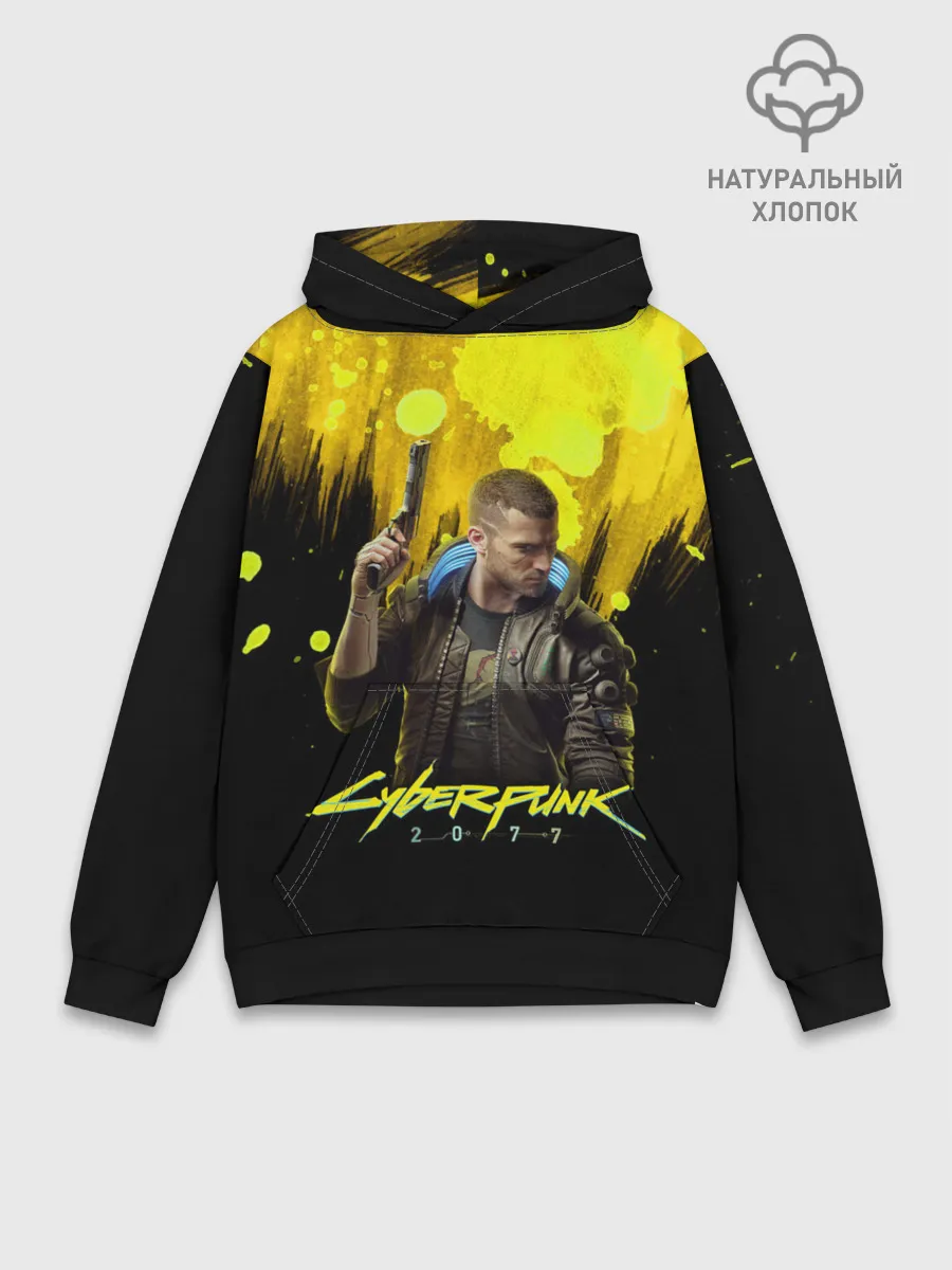 Худи мужской база хлопок / CYBERPUNK 2077