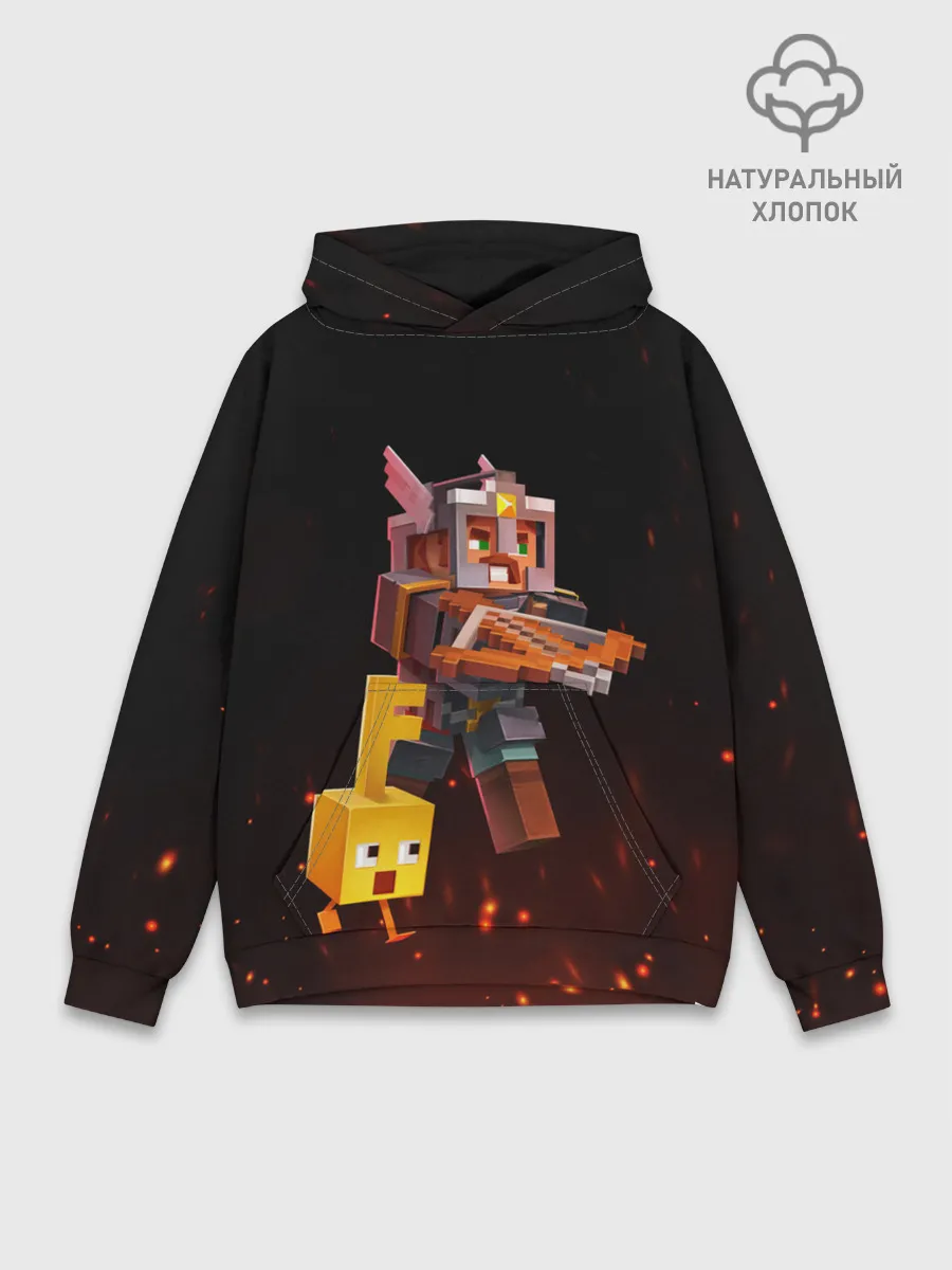 Худи мужской база хлопок / MINECRAFT: Dungeons