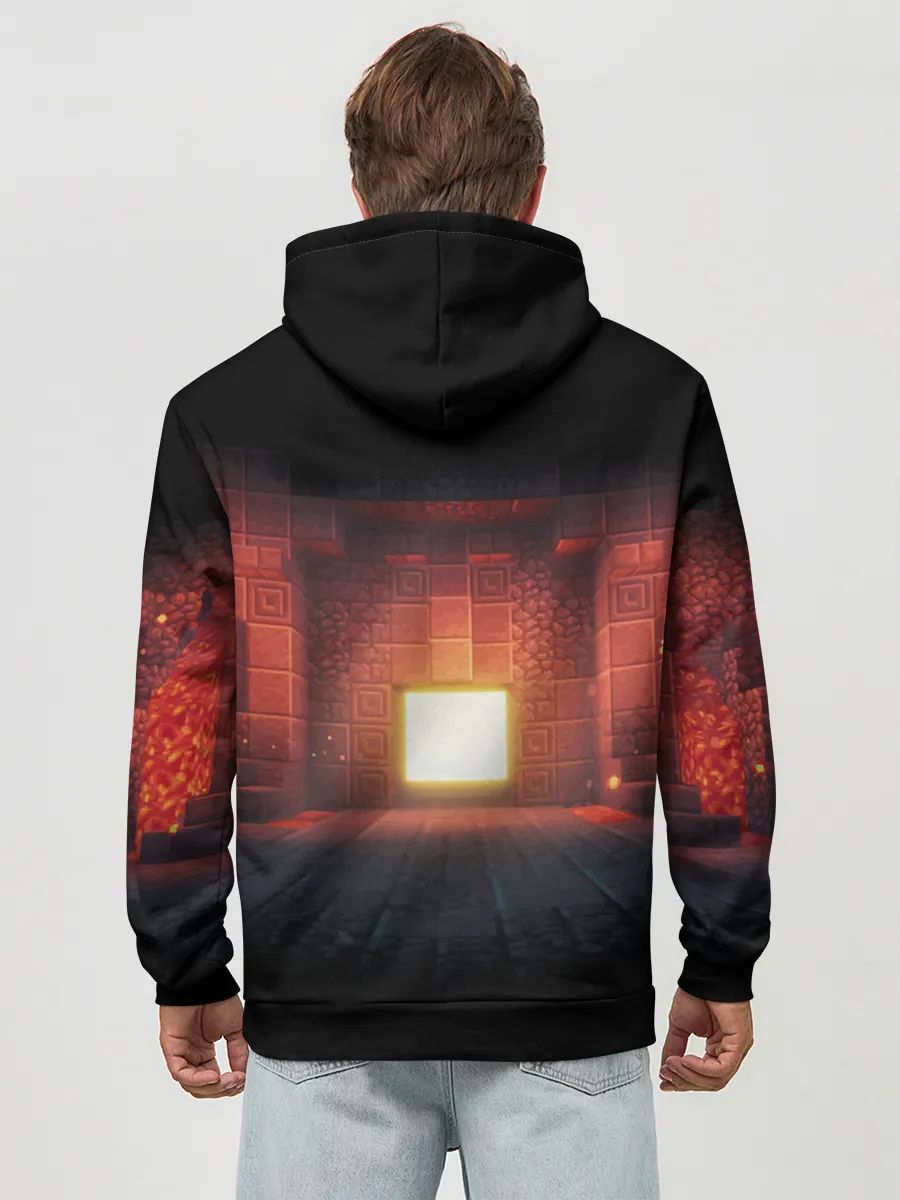 Худи мужской база хлопок / MINECRAFT: Dungeons