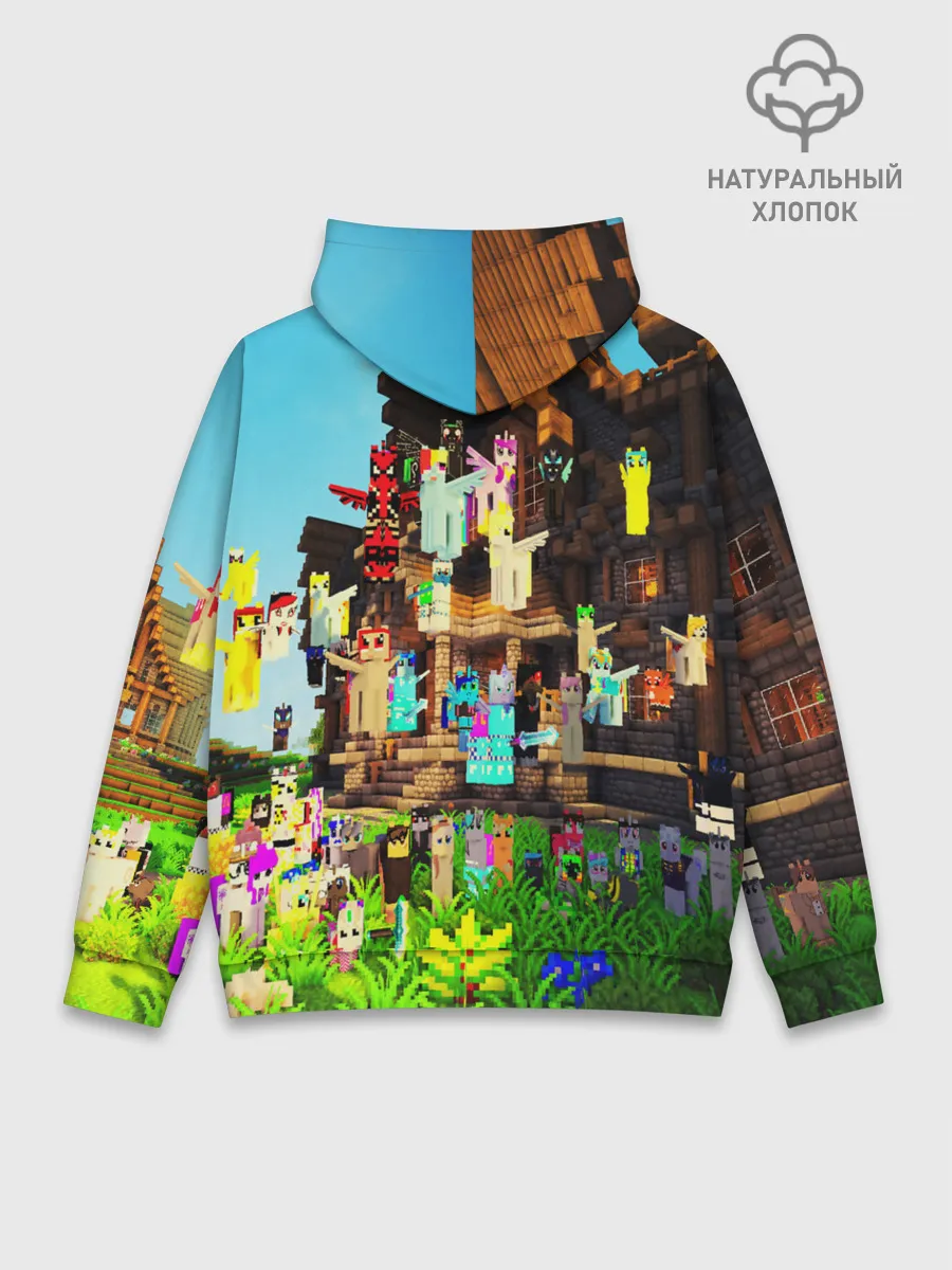 Худи мужской база хлопок / MY LITTLE MINECRAFT