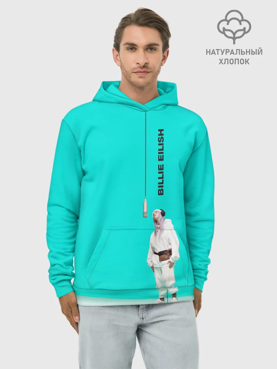 Худи мужской база хлопок / Billie Eilish