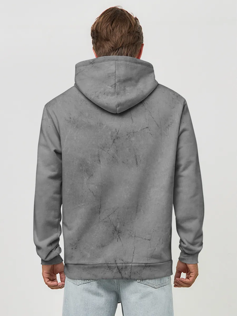 Худи мужской база хлопок / love your voice