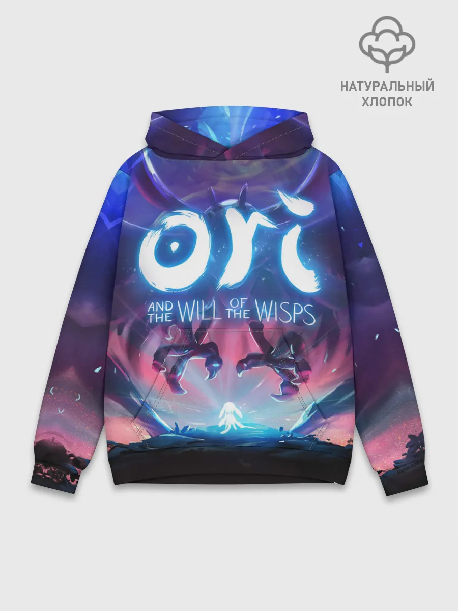 Худи мужской база хлопок / Ori and the Blind Forest