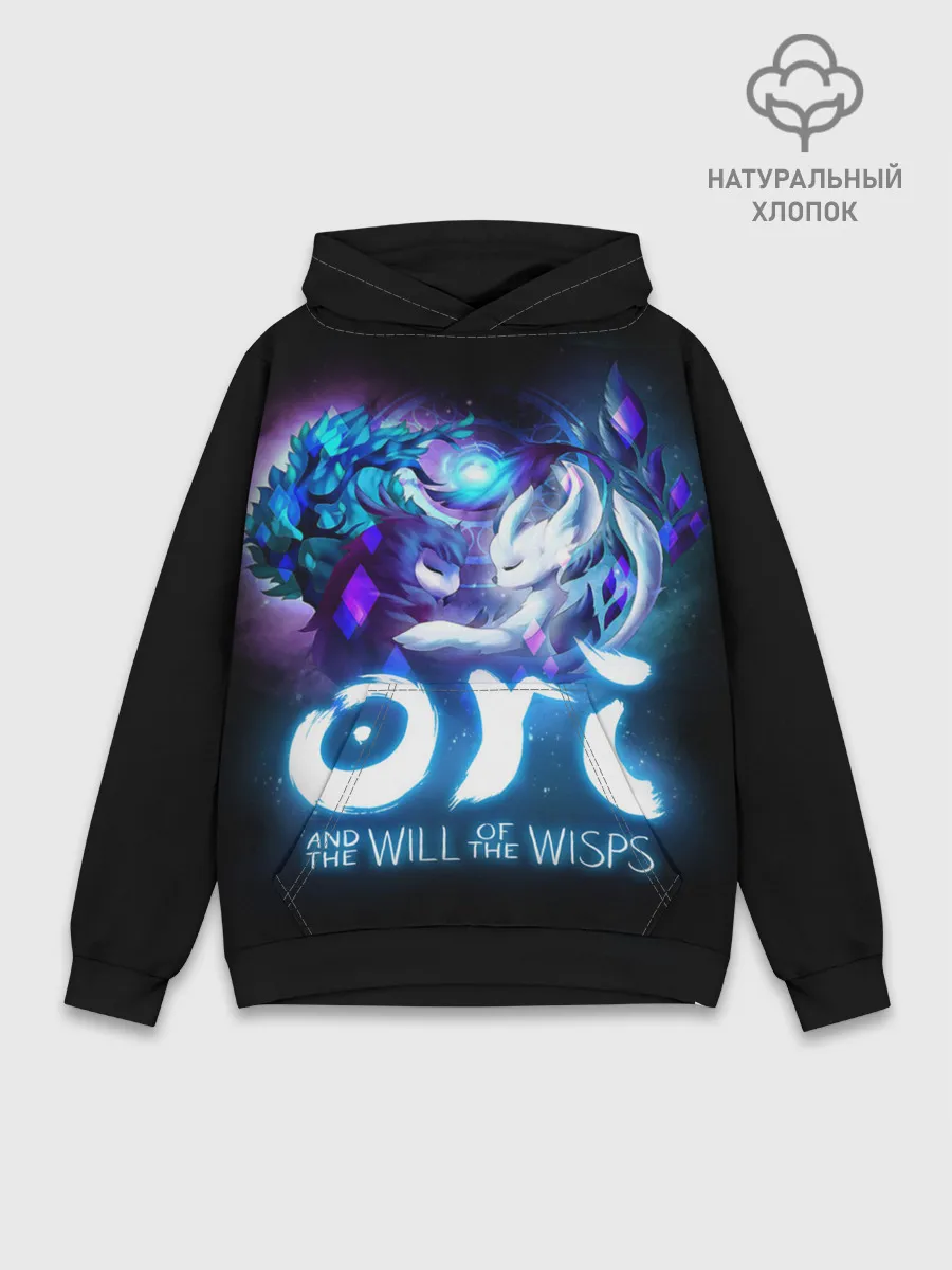 Худи мужской база хлопок / Ori and the Blind Forest
