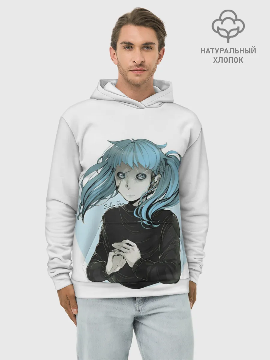 Худи мужской база хлопок / Sally face
