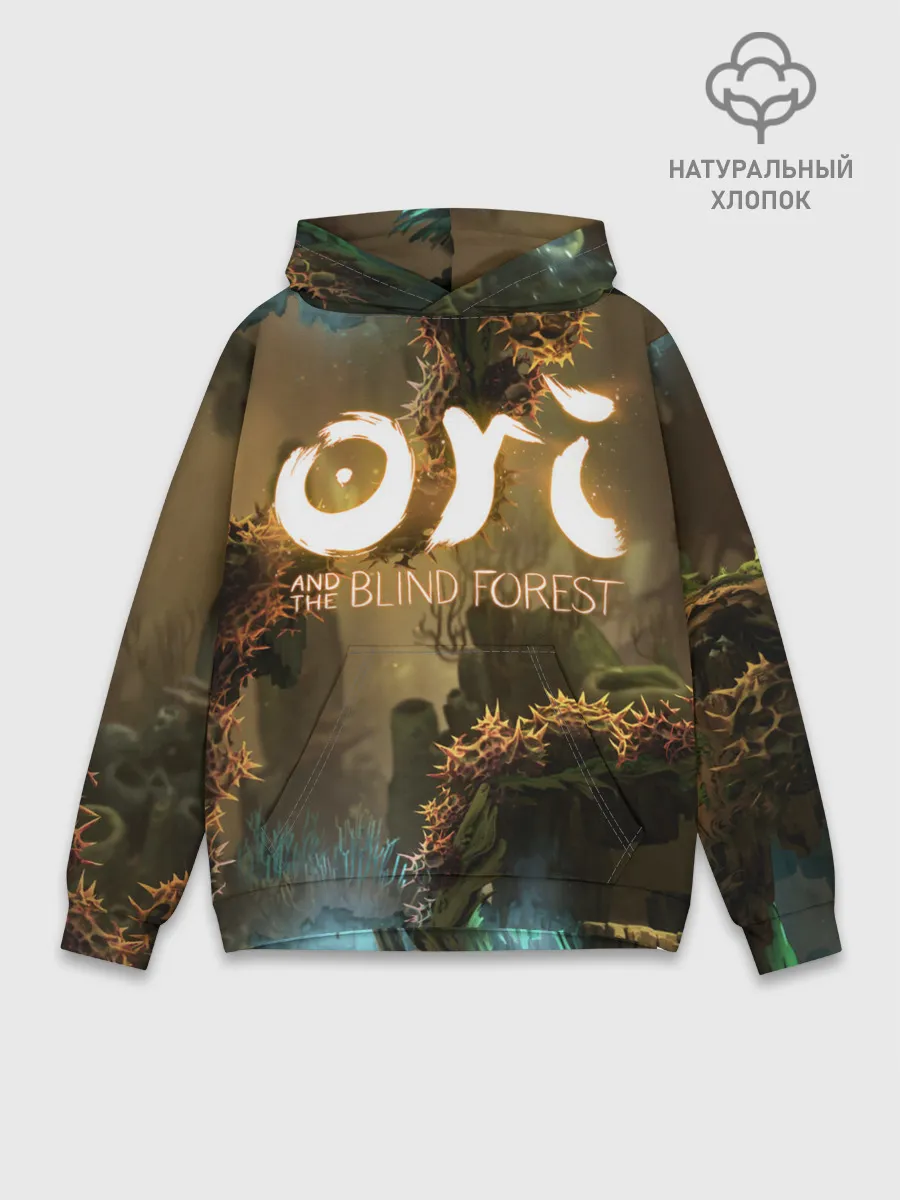 Худи мужской база хлопок / Ori and the Blind Forest