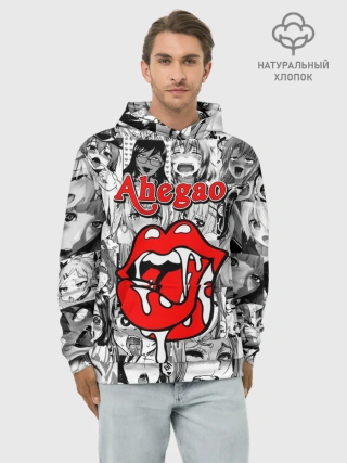 Худи мужской база хлопок / Ahegao