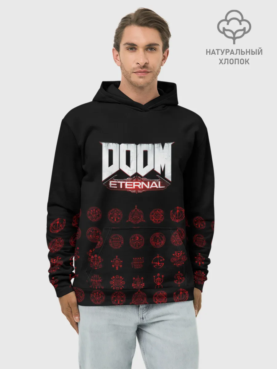 Худи мужской база хлопок / DOOM Eternal