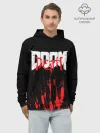 Худи мужской база хлопок / DOOM Bloody