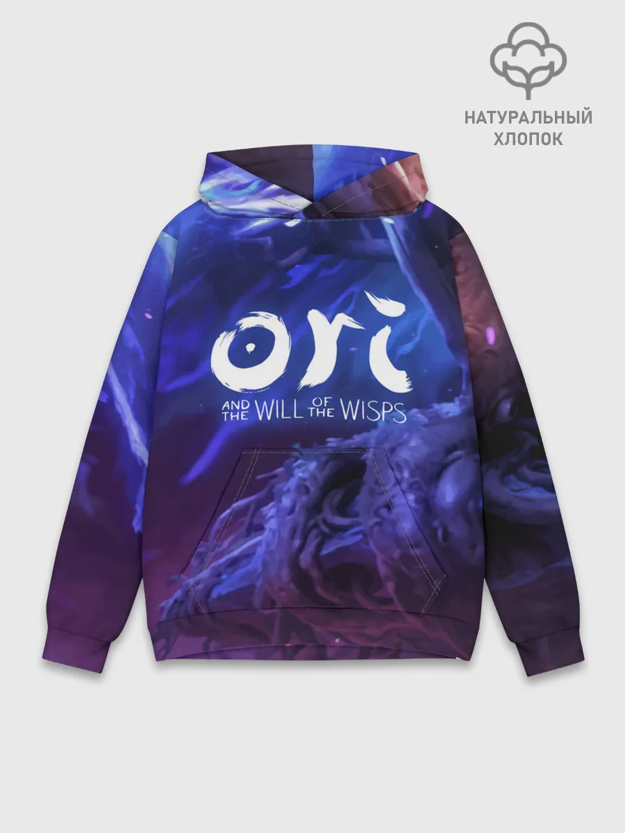 Худи мужской база хлопок / Ori and the Will of the Wisps