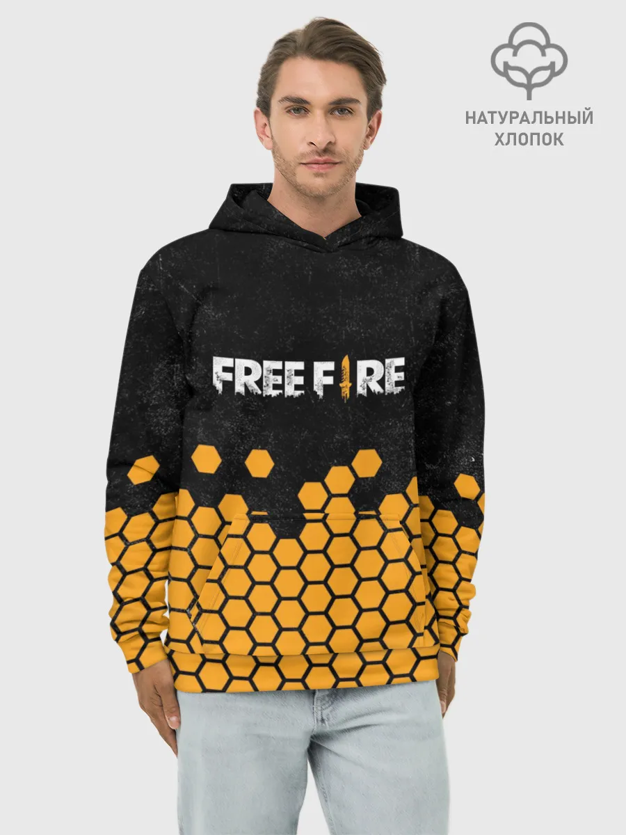 Худи мужской база хлопок / GARENA FREE FIRE