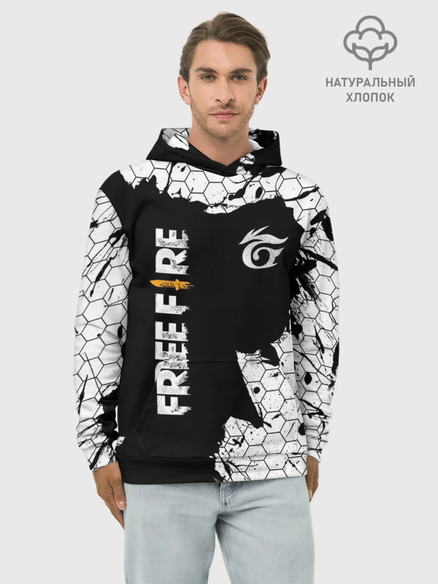 Худи мужской база хлопок / GARENA FREE FIRE