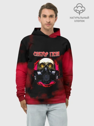 Худи мужской база хлопок / Сектор Газа