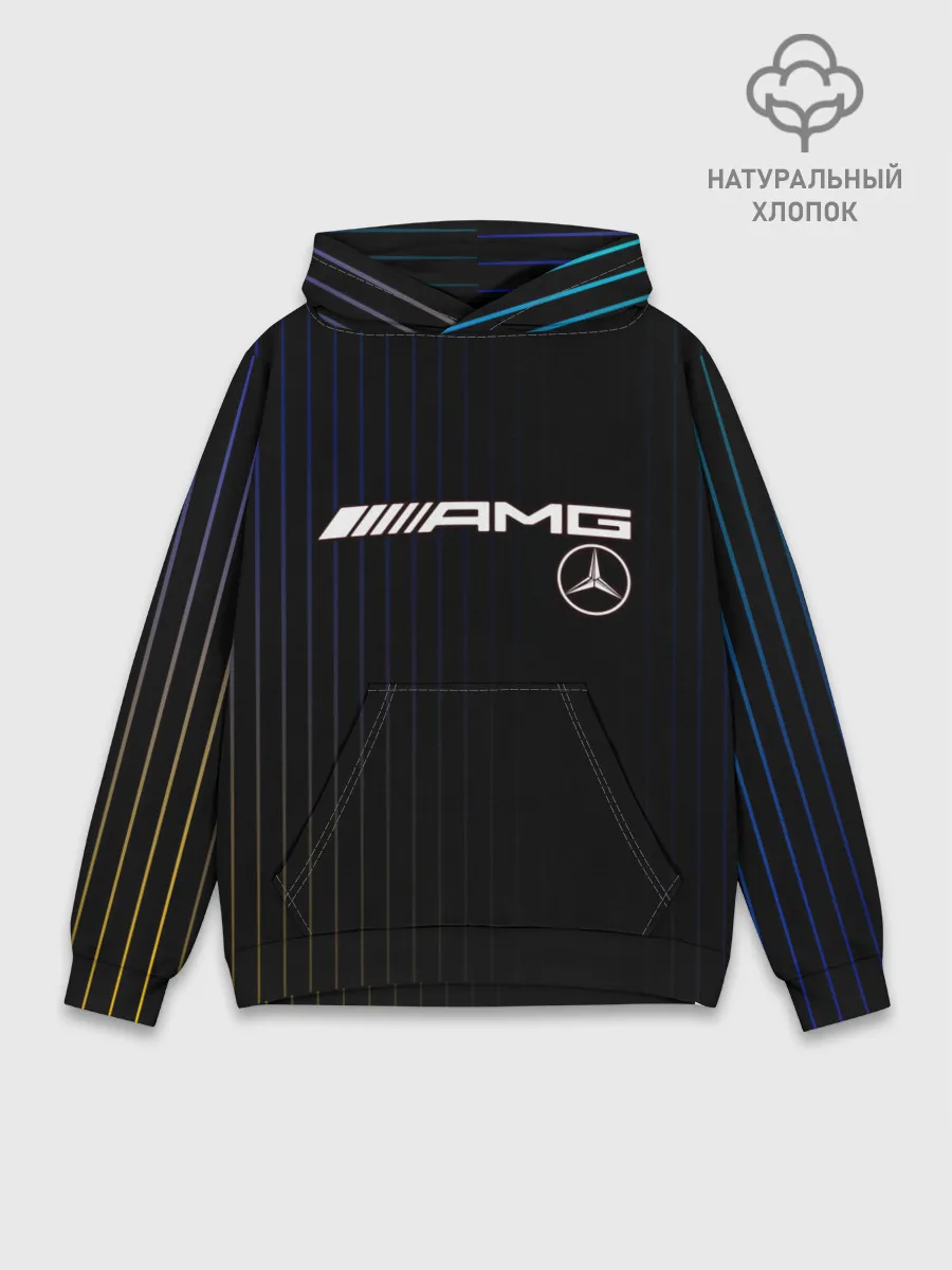 Худи мужской база хлопок / Mercedes