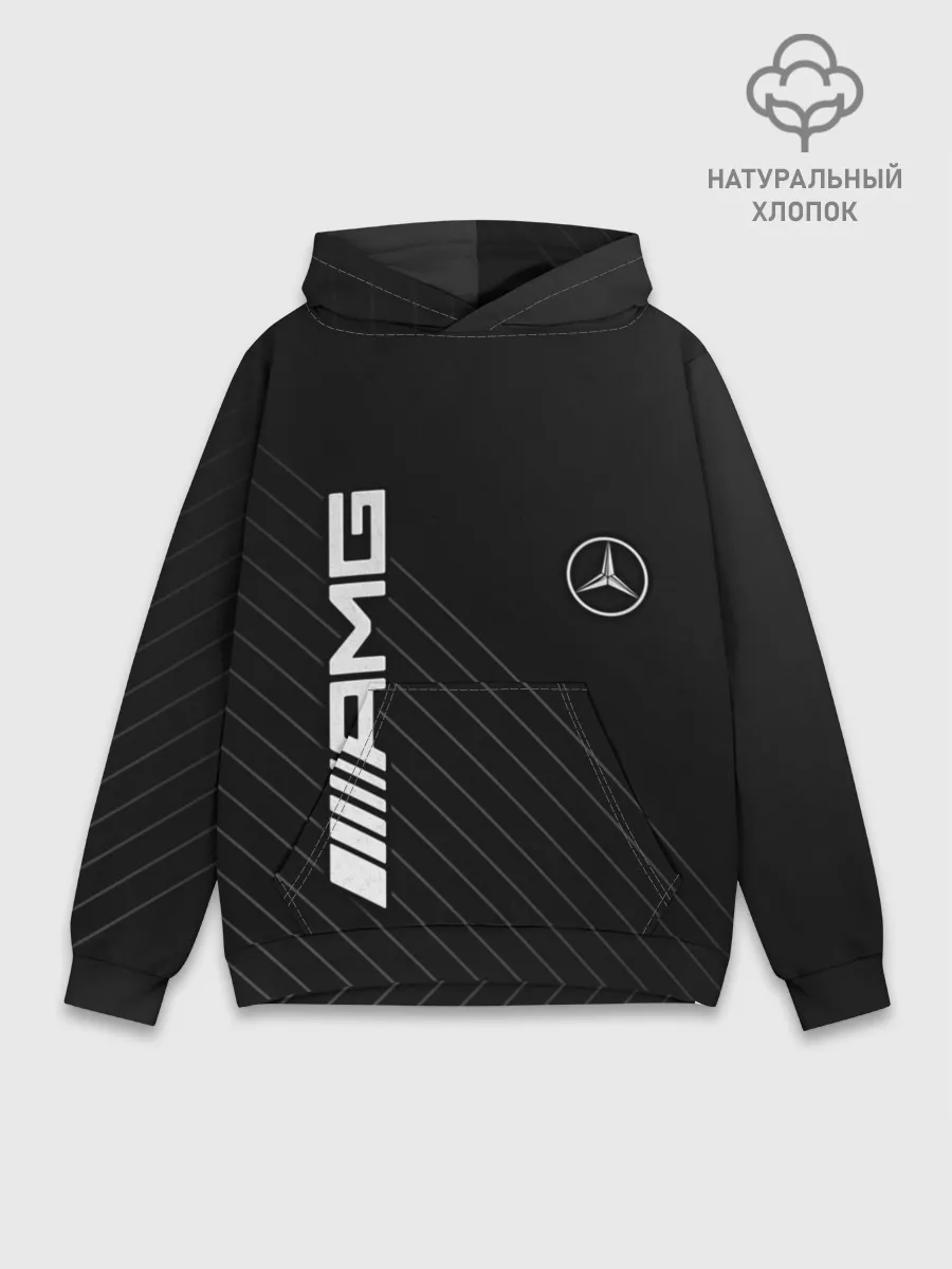 Худи мужской база хлопок / Mercedes