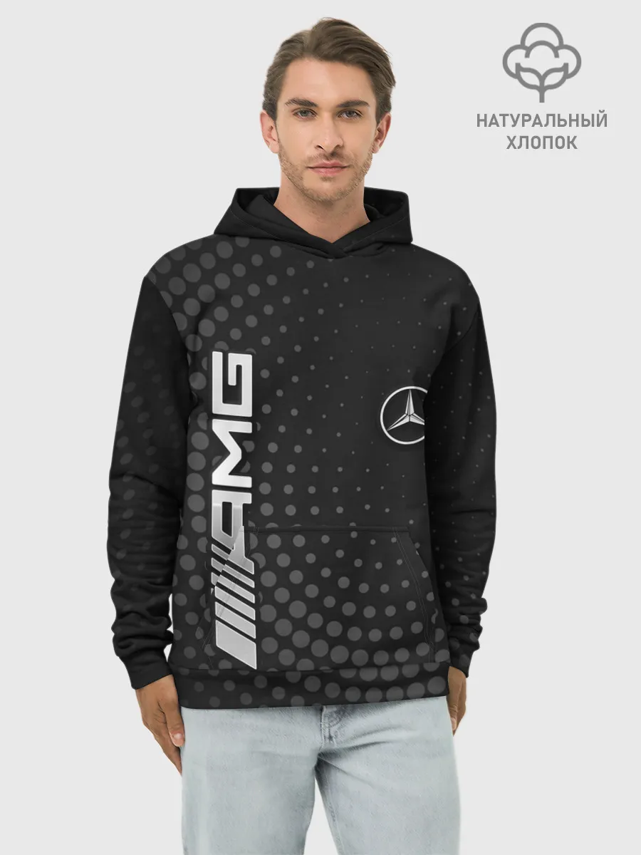 Худи мужской база хлопок / Mercedes
