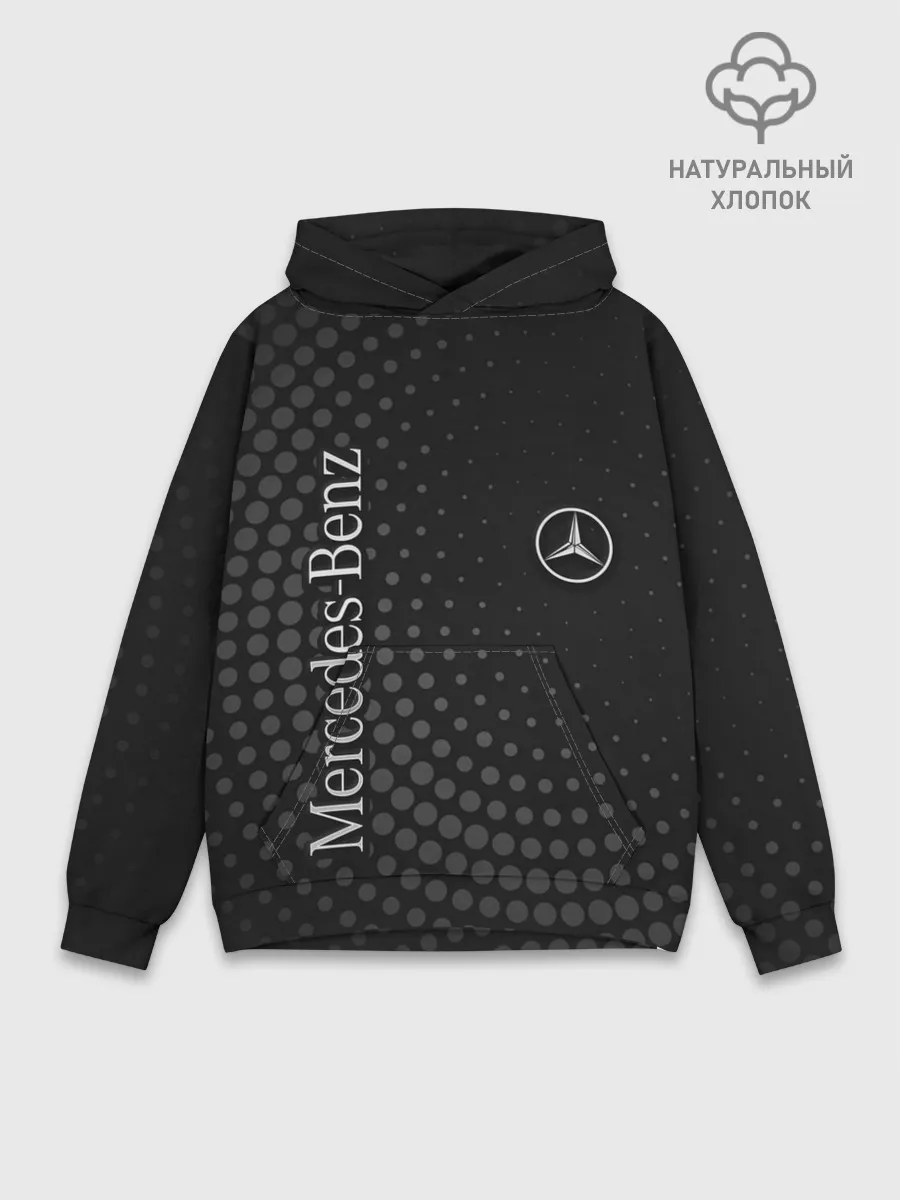 Худи мужской база хлопок / Mercedes