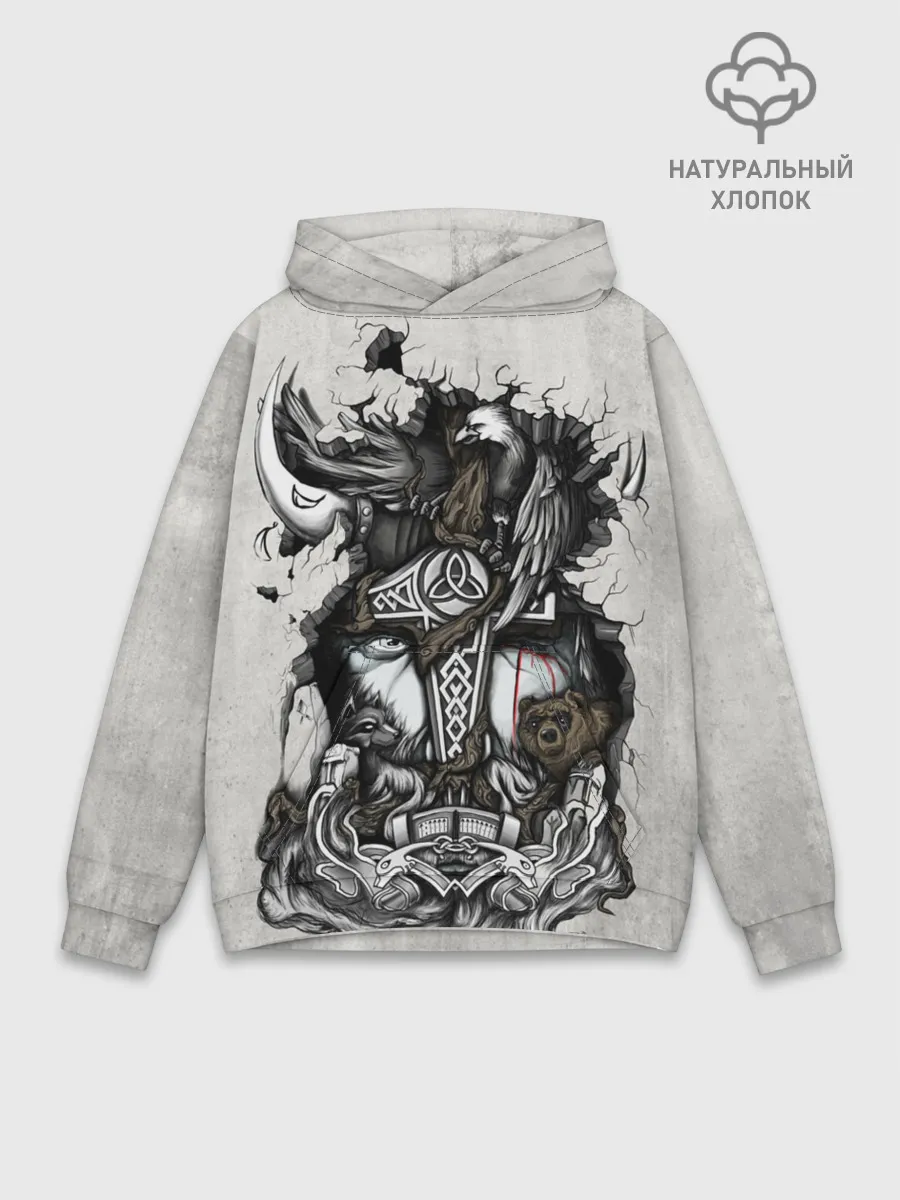 Худи мужской база хлопок / Скандинав