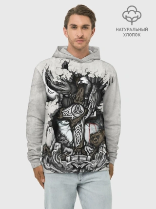 Худи мужской база хлопок / Скандинав