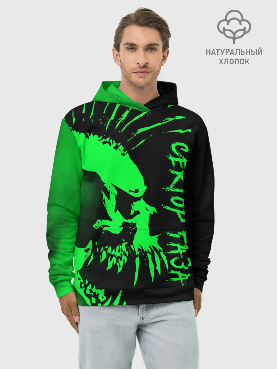 Худи мужской база хлопок / Сектор Газа