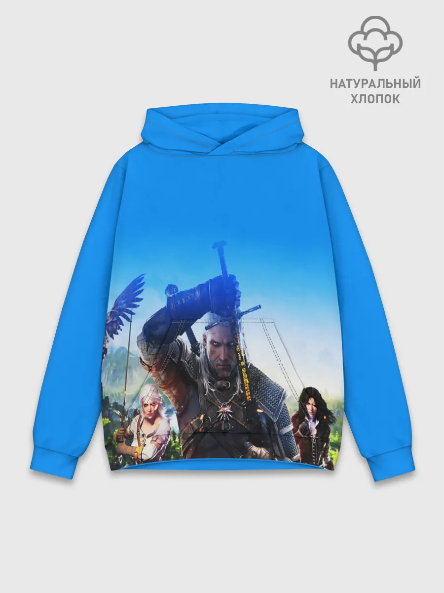 Худи мужской база хлопок / ВЕДЬМАК 3