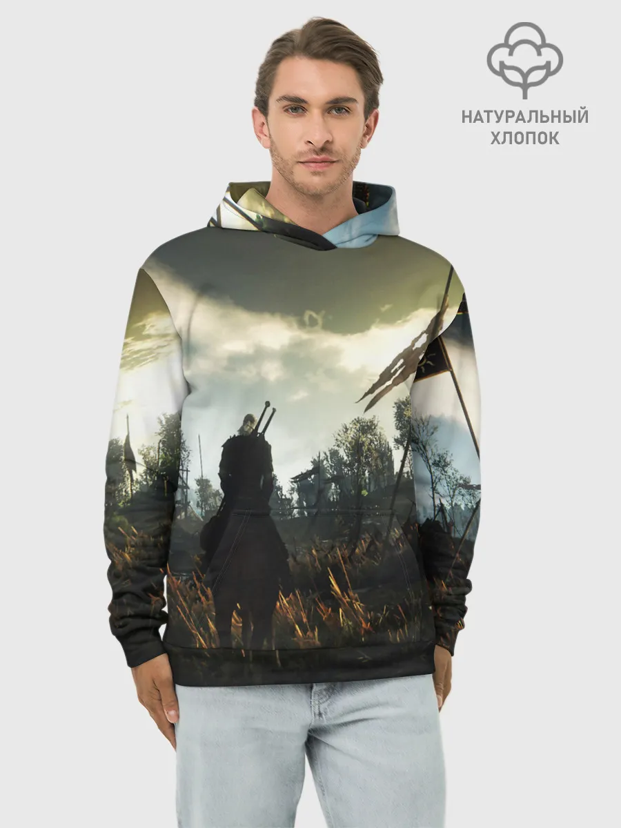 Худи мужской база хлопок / THE WITCHER 3