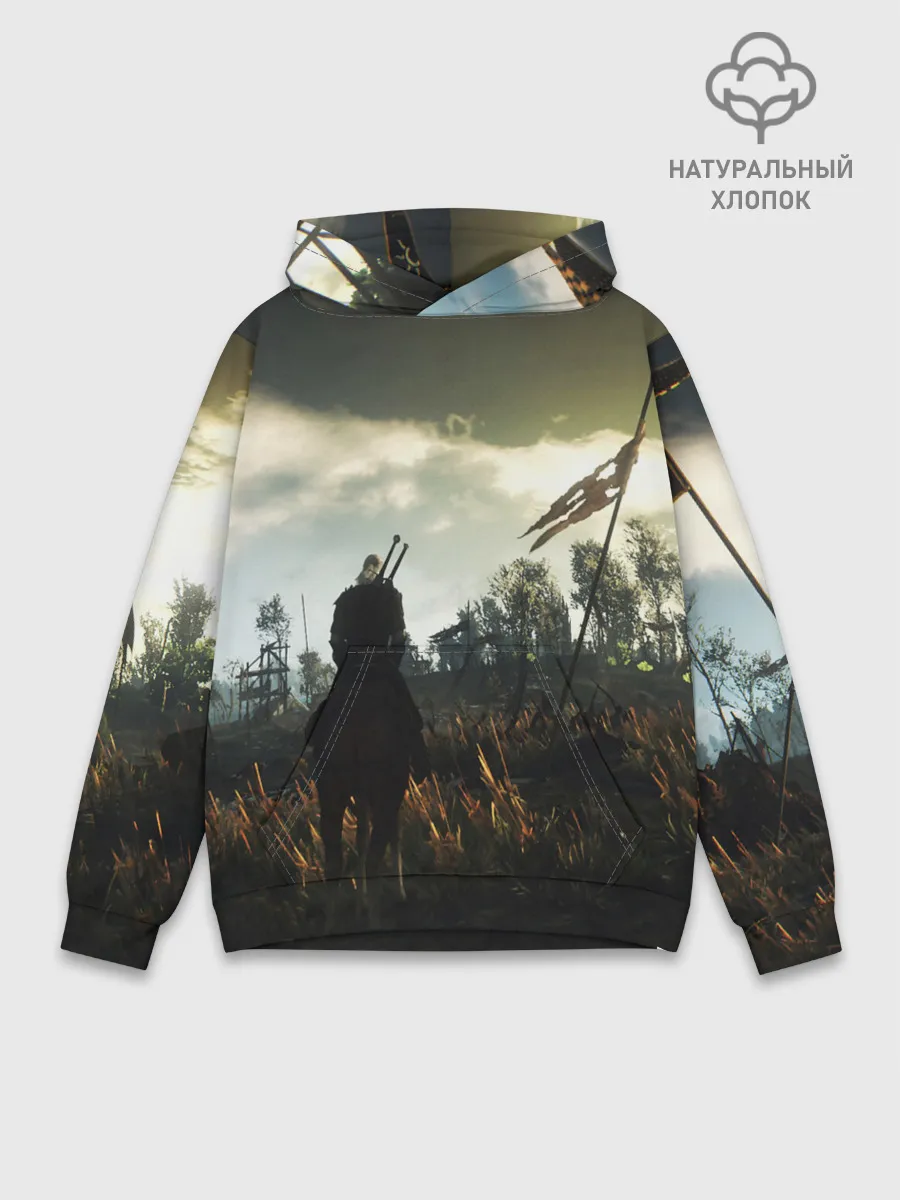 Худи мужской база хлопок / THE WITCHER 3