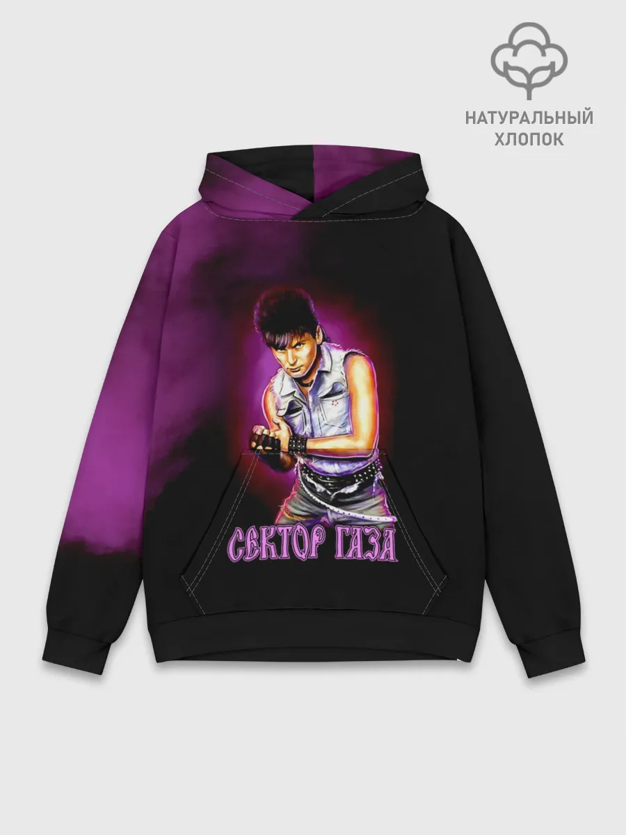 Худи мужской база хлопок / Сектор Газа