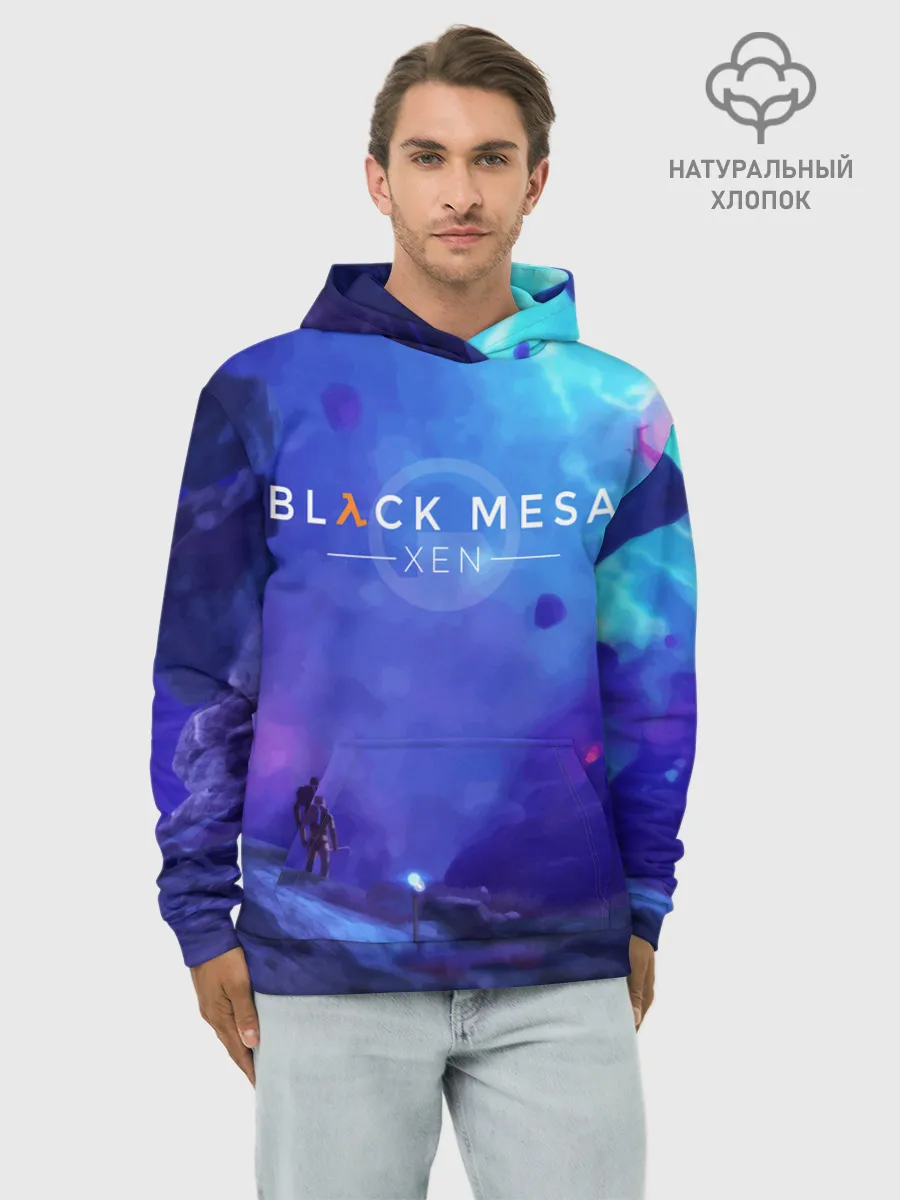 Худи мужской база хлопок / HALF-LIFE - Black Mesa: XEN