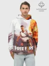 Худи мужской база хлопок / FREE FIRE