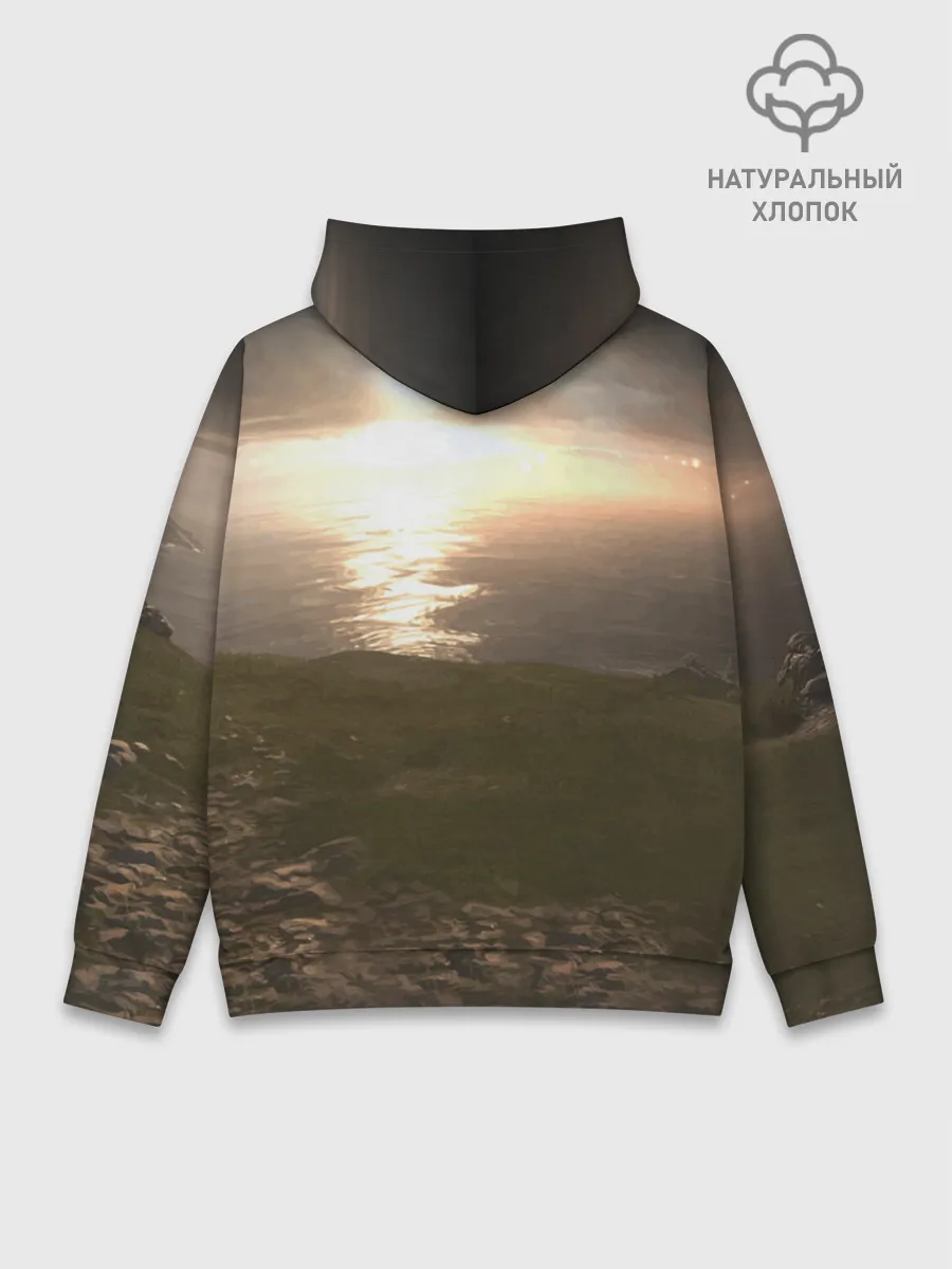 Худи мужской база хлопок / FREE FIRE - Caroline