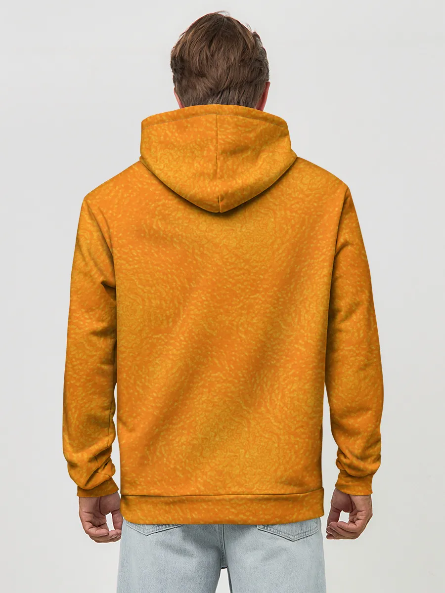 Худи мужской база хлопок / Апельсин