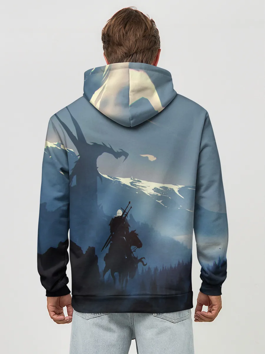 Худи мужской база хлопок / ВЕДЬМАК