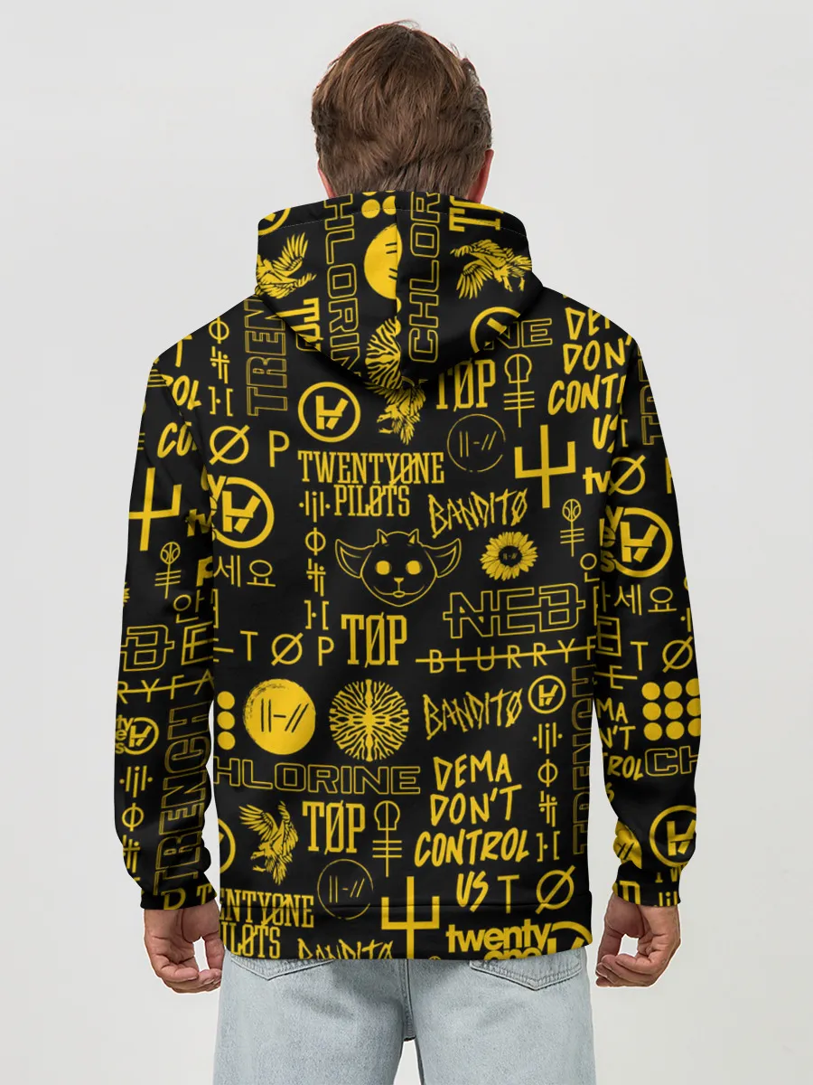 Худи мужской база хлопок / TWENTY ONE PILOTS