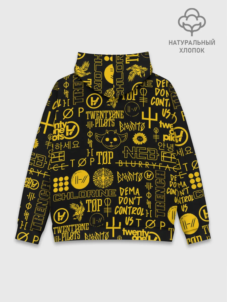 Худи мужской база хлопок / TWENTY ONE PILOTS