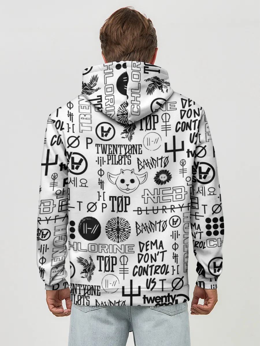 Худи мужской база хлопок / TWENTY ONE PILOTS