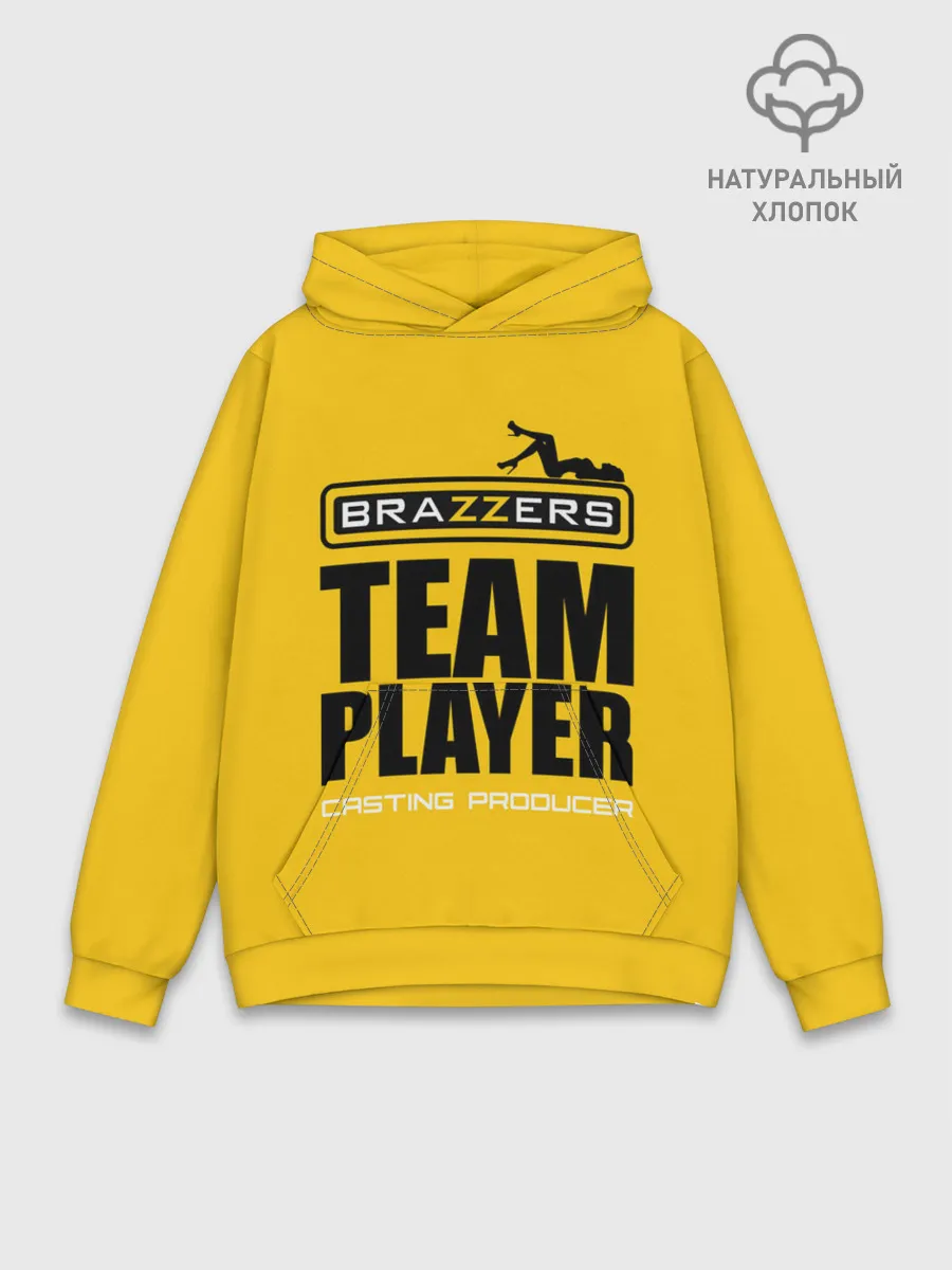 Худи мужской база хлопок / Brazzers Team player