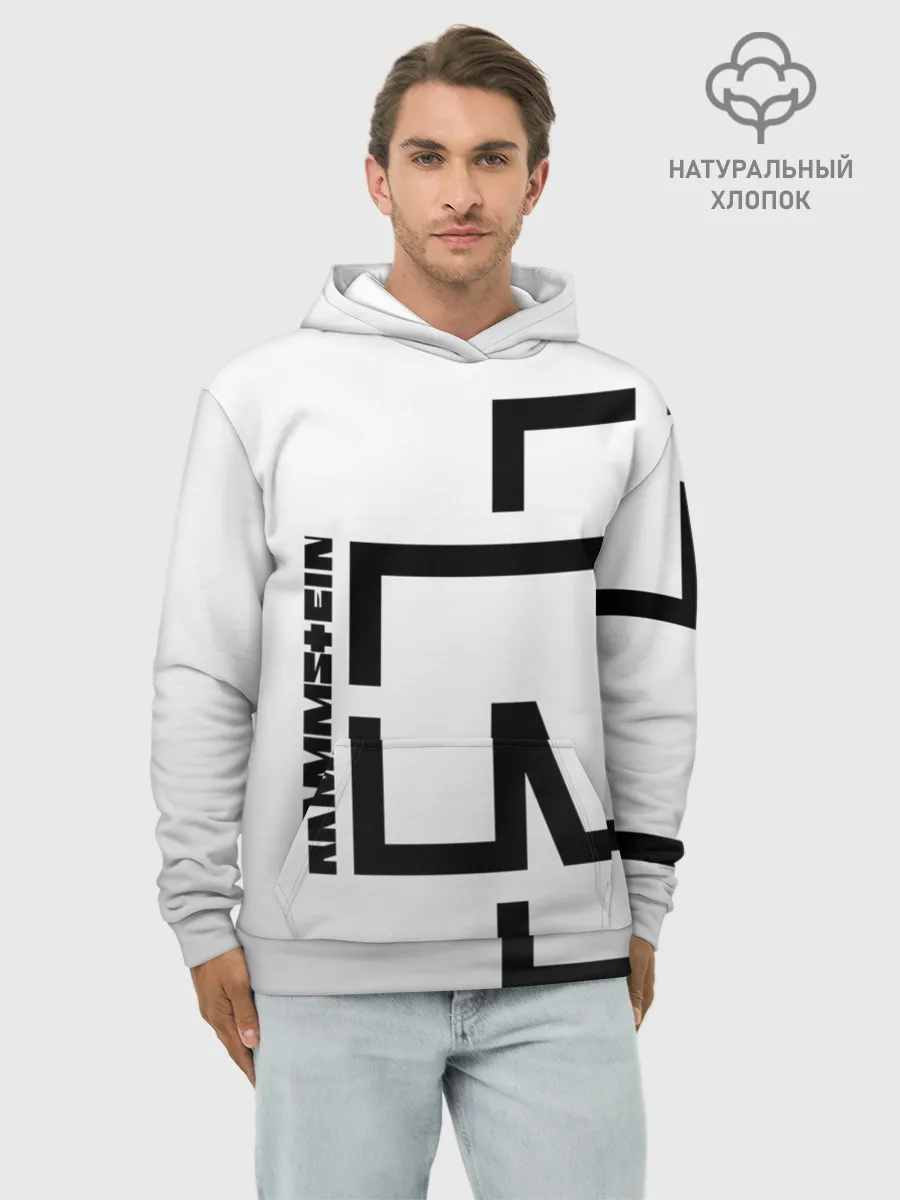 Худи мужской база хлопок / RAMMSTEIN | РАМШТАЙН