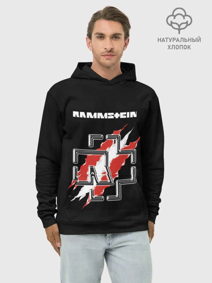 Худи мужской база хлопок / Rammstein