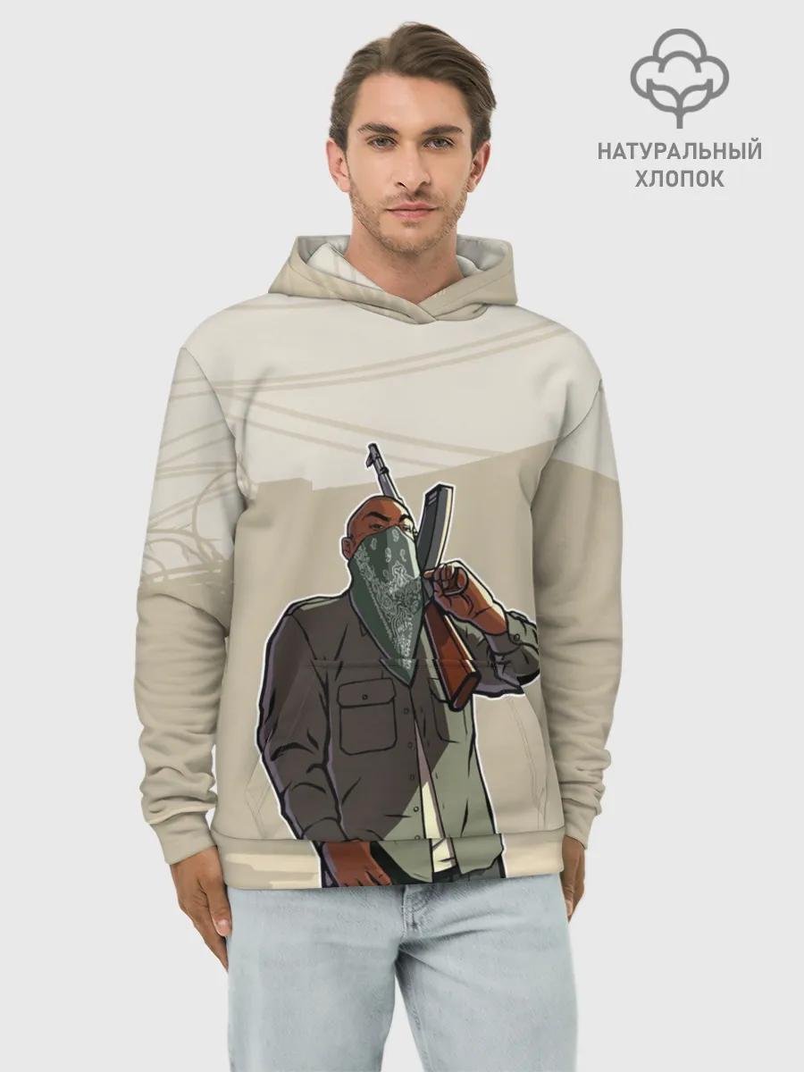 Худи мужской база хлопок / GTA San Andreas - GSF #1