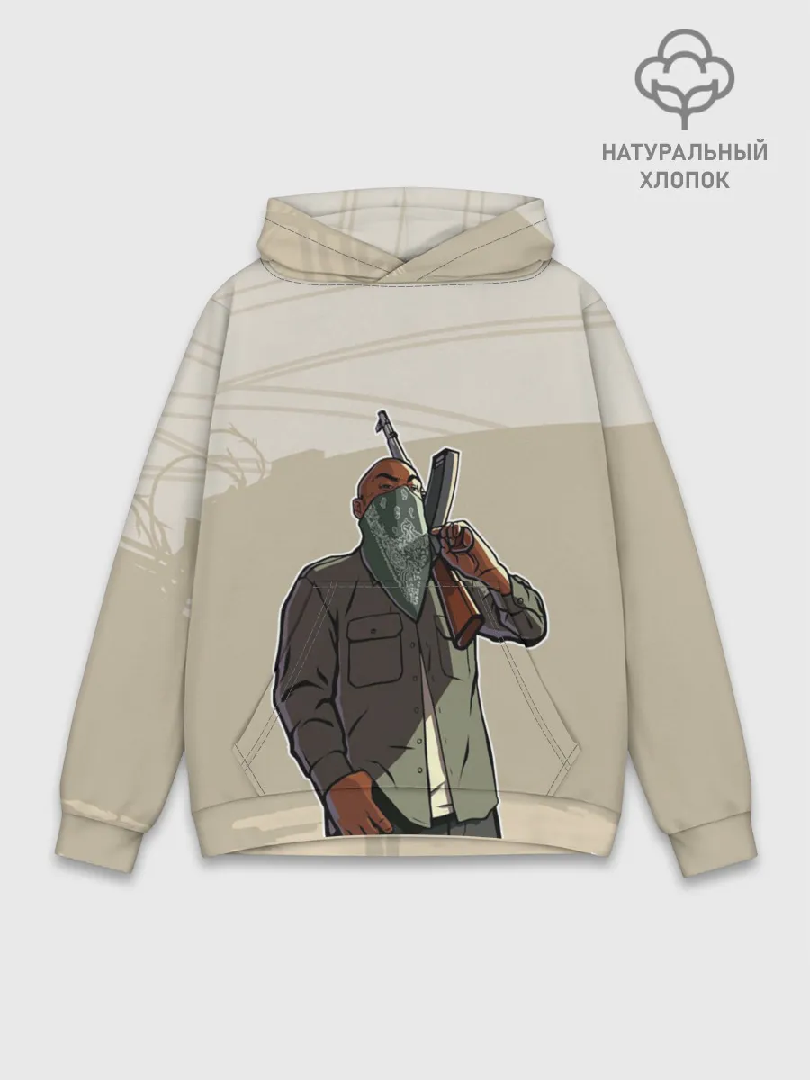 Худи мужской база хлопок / GTA San Andreas - GSF #1