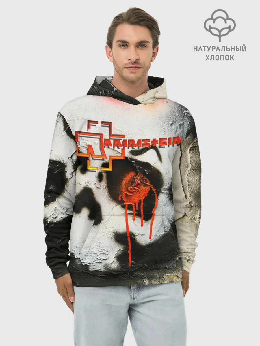 Худи мужской база хлопок / Rammstein