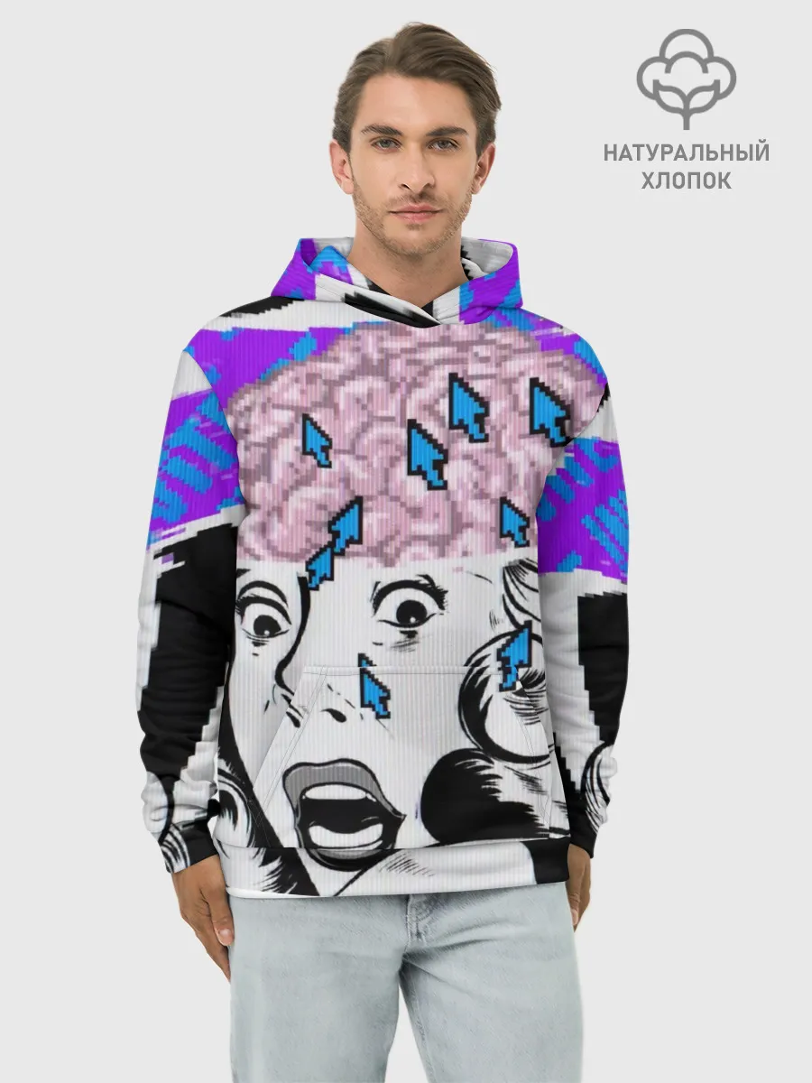 Худи мужской база хлопок / DedSec