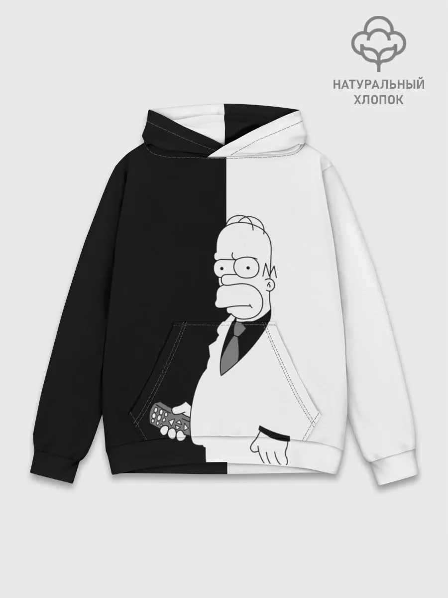 Худи мужской база хлопок / Гомер Симпсон