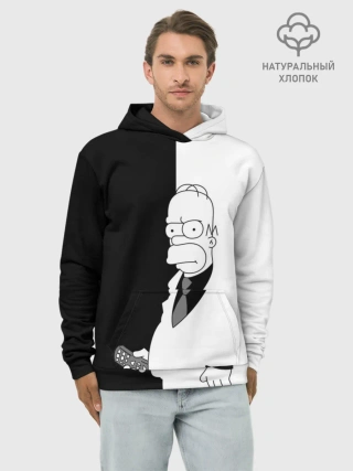 Худи мужской база хлопок / Гомер Симпсон