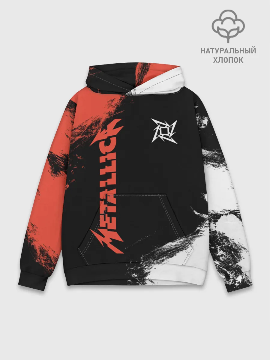 Худи мужской база хлопок / Metallica