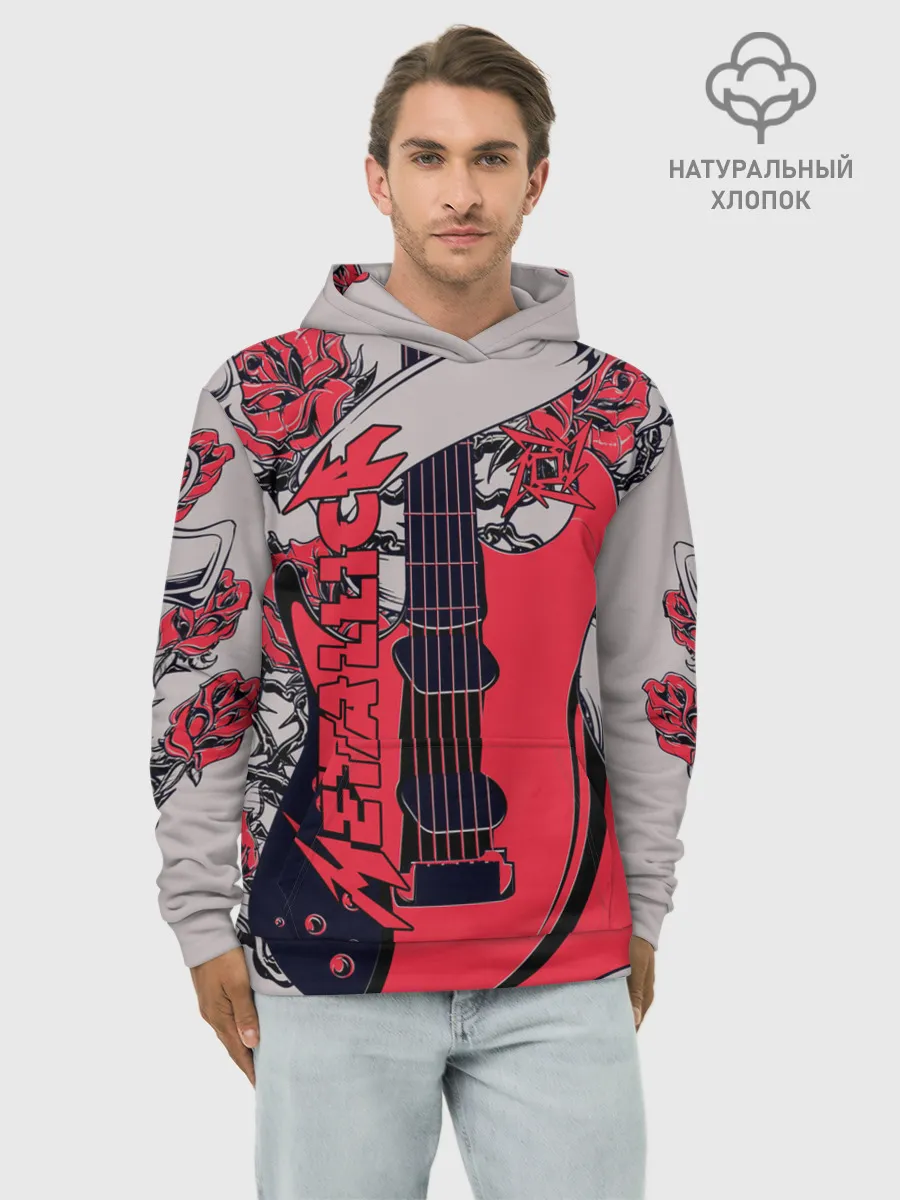 Худи мужской база хлопок / Metallica