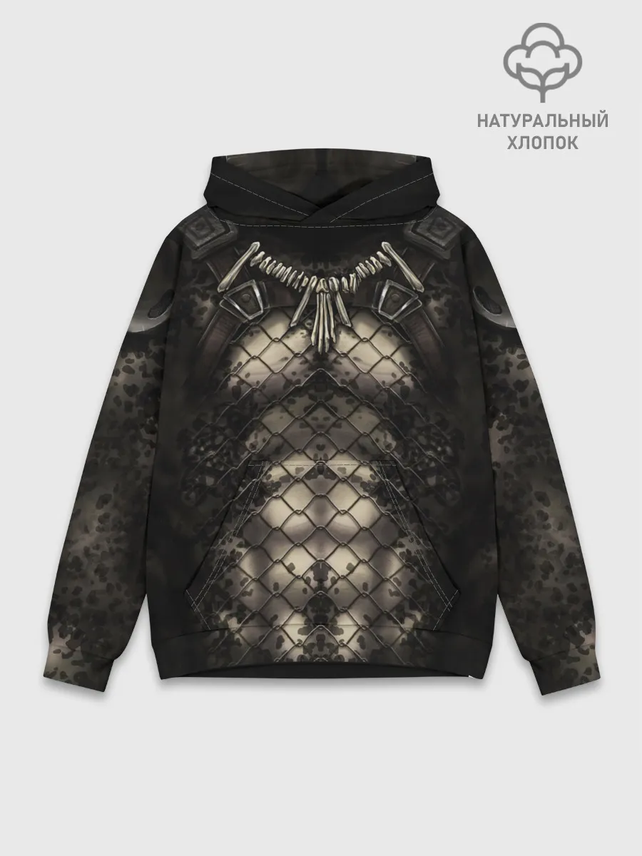 Худи мужской база хлопок / Хищник